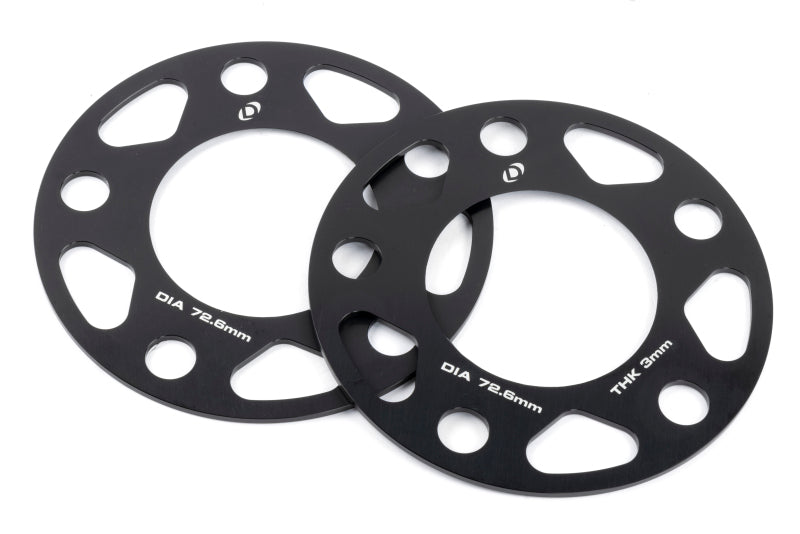 Dinan Wheel Spacers - 5x120 - 72.6mm CB - 3mm Thick (Set of 2) - D210-2033
