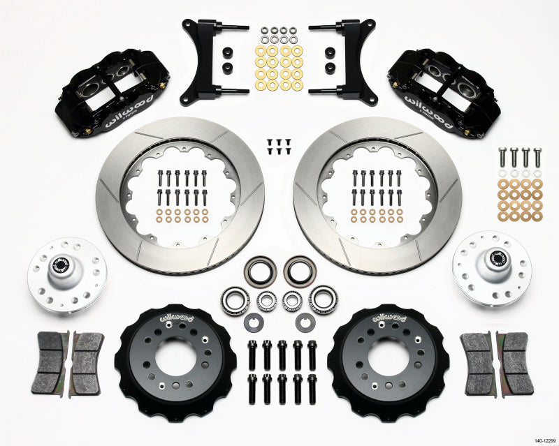 Wilwood Narrow Superlite 6R Front Hub Kit 14.00in 79-87 GM G Body - 140-12299