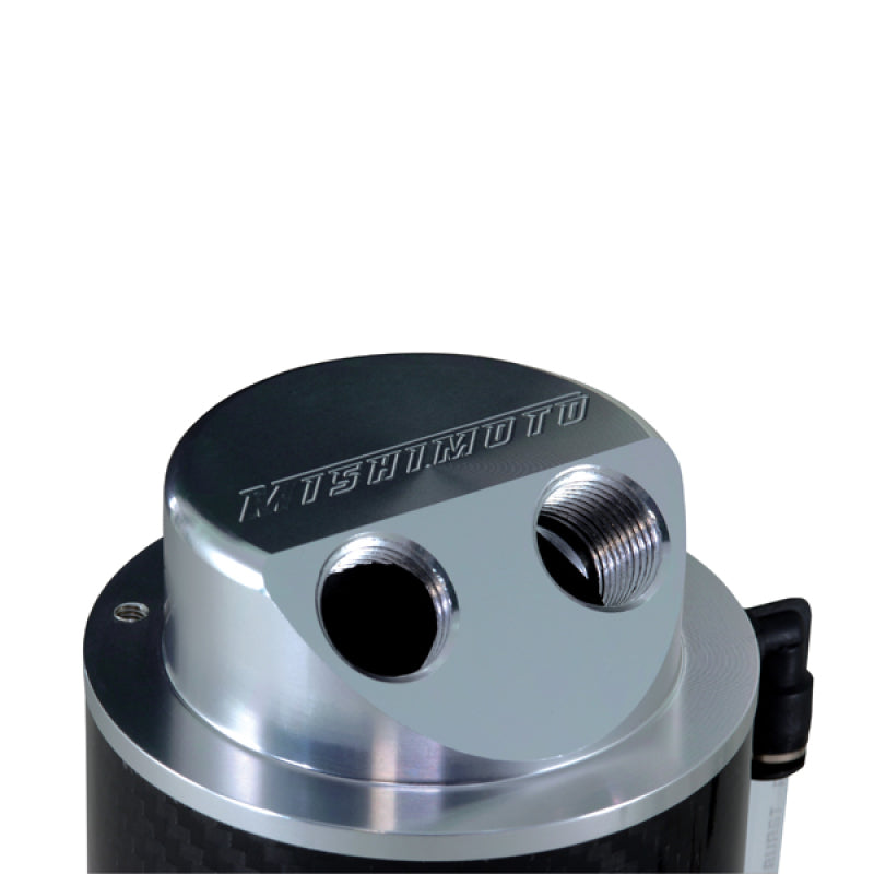 Mishimoto Carbon Fiber Oil Catch Can 10mm Fittings - MMOCC-CF
