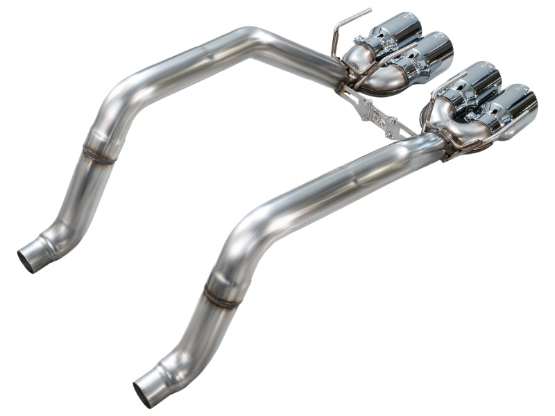 AWE Tuning 09-13 Chevrolet Corvette 6.2L Track Edition Axle-Back Exhaust w/ Chrome Silver Tips - 3020-42662