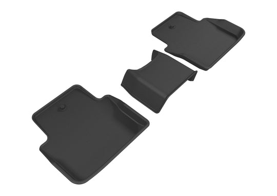 3D MAXpider 2015-2020 Acura TLX Kagu 2nd Row Floormats - Black - L1AC00921509