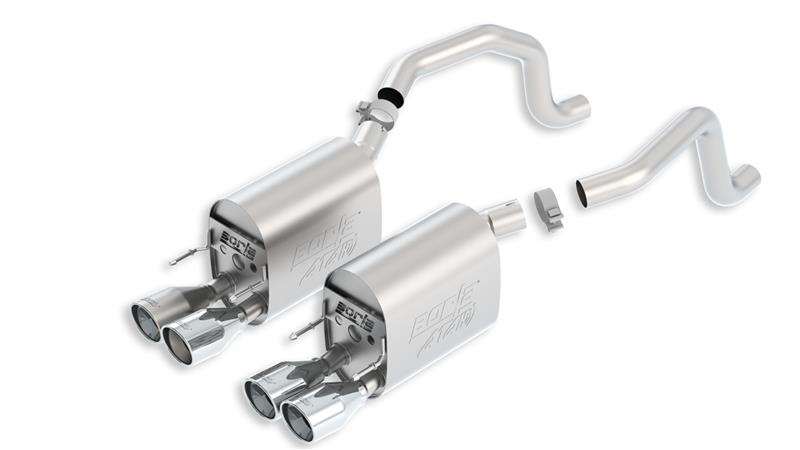 Borla 09-12 Chevy Corvette C6 Coupe/Convertible 6.2L 8cyl Aggressive ATAK Exhaust - 11812
