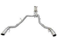 Load image into Gallery viewer, aFe MACHForce XP Exhaust Cat-Back SS-409 2017 Ford F-150 Raptor V6-3.5L (tt) w/ Polished Tips - 49-43045-P