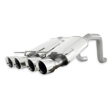 Load image into Gallery viewer, Stainless Works 2006-13 Corvette C6ZO6/ZR1 3in Axleback Chambered Mufflers Quad 4in Rolled Edge Tips - ZO6CBCQUAD