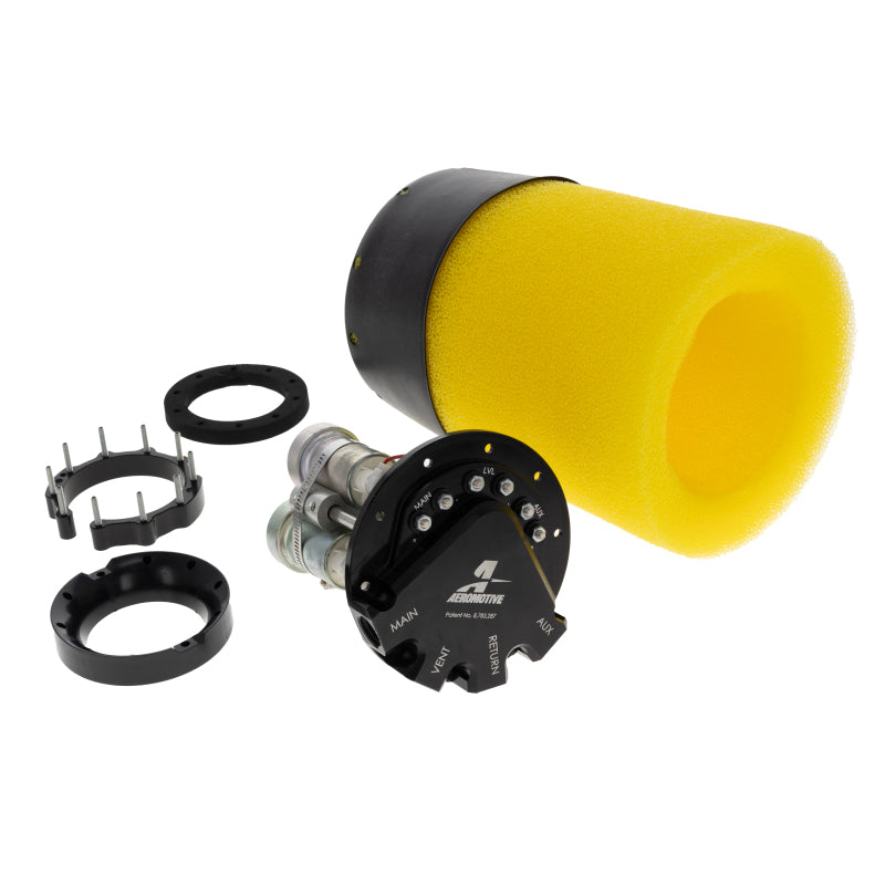 Aeromotive Fuel Pump - Phantom Trifekta Universal In-Tank - 450lph - 6-10in Depth - 18311