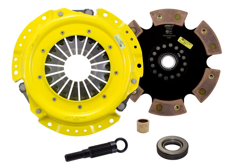 ACT 1991 Nissan 240SX XT/Race Rigid 6 Pad Clutch Kit - NX4-XTR6