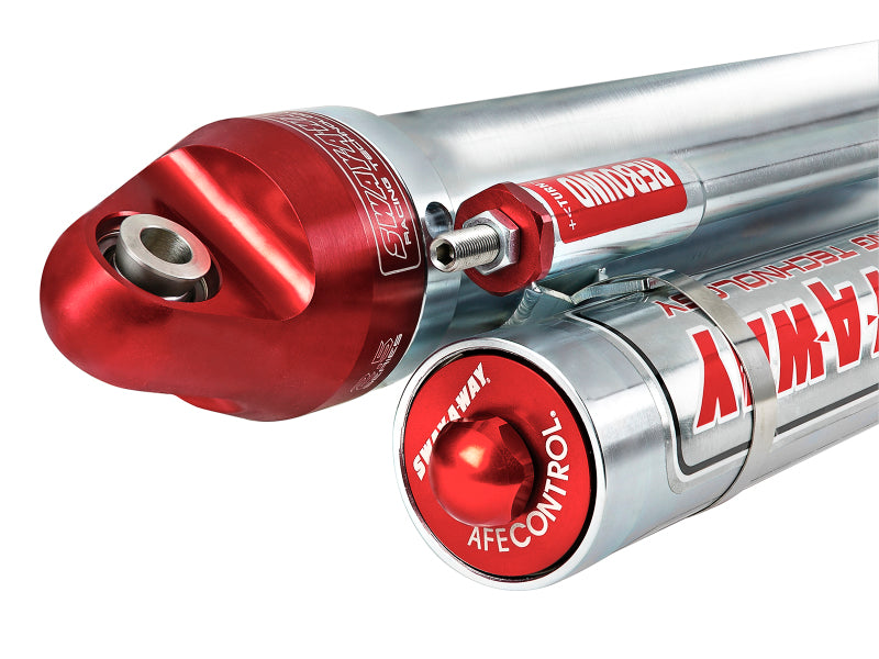 aFe Sway-A-Way 2.5 Bypass Shock 3-Tube w/ Piggyback Res. Left Side - 14in Stroke - 56000-0314-3L