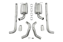 Load image into Gallery viewer, MBRP 05-09 Ford Shelby GT500 / GT Dual Split Rear Street Version 4in Tips T409 Exhaust System - S7269409