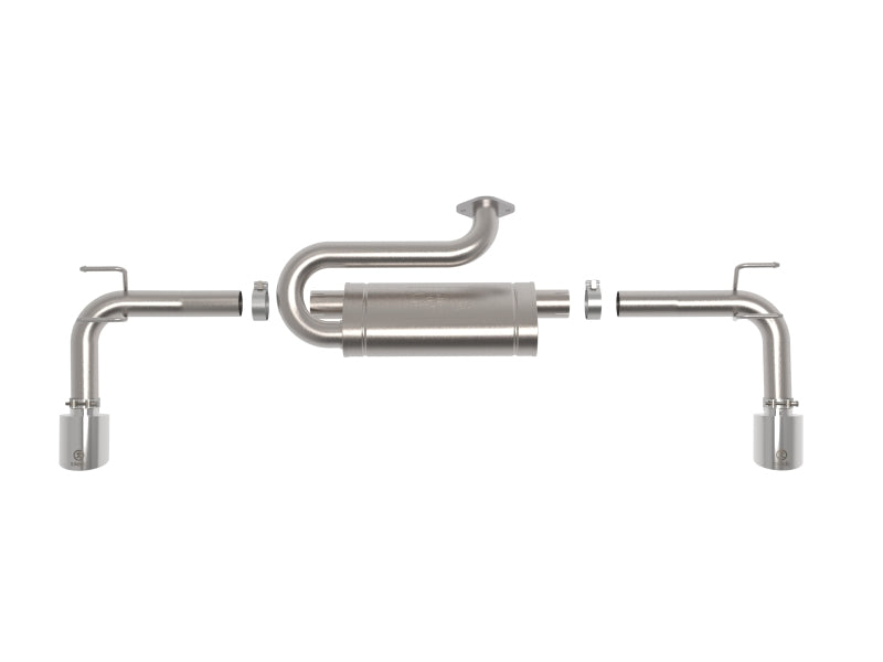 aFe 2023+ Mazda CX-50 Takeda 2.5in 304 SS Axle-Back Exhaust System w/ Polished Tips - 49-37036-P