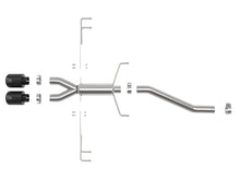 Load image into Gallery viewer, aFe Takeda 2.5in 304SS Axle-Back Exhaust System 17-19 Honda Civic Type R L4-2.0L (t) - Black Tip - 49-36626-B