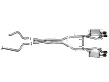 Load image into Gallery viewer, aFe MACHForce XP 3in 304SS Cat Back Exhaust s/ Black Tips 16-17 Cadillac ATS-V V6-3.6L (tt) - 49-34078-B
