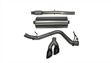 Load image into Gallery viewer, Corsa 14-17 Chevy Silverado 5.3L V8 CC / SB 3in Single Side Exit Touring Cat-Back Exhaust Black Tips - 14848BLK