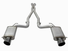 Load image into Gallery viewer, aFe Mach Force-Xp 3in CB Stainless Steel Dual Exhaust System w/ Black Tips 09-15 Cadillac CTS-V - 49-34063-B