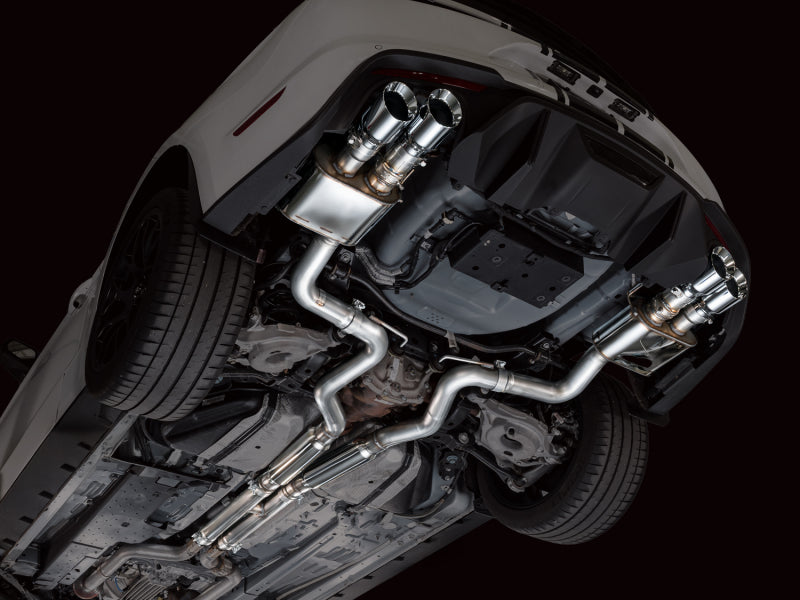 AWE Tuning 18-23 S550 Mustang GT SwitchPath Exhaust - Chrome Silver Tips - 3025-42550