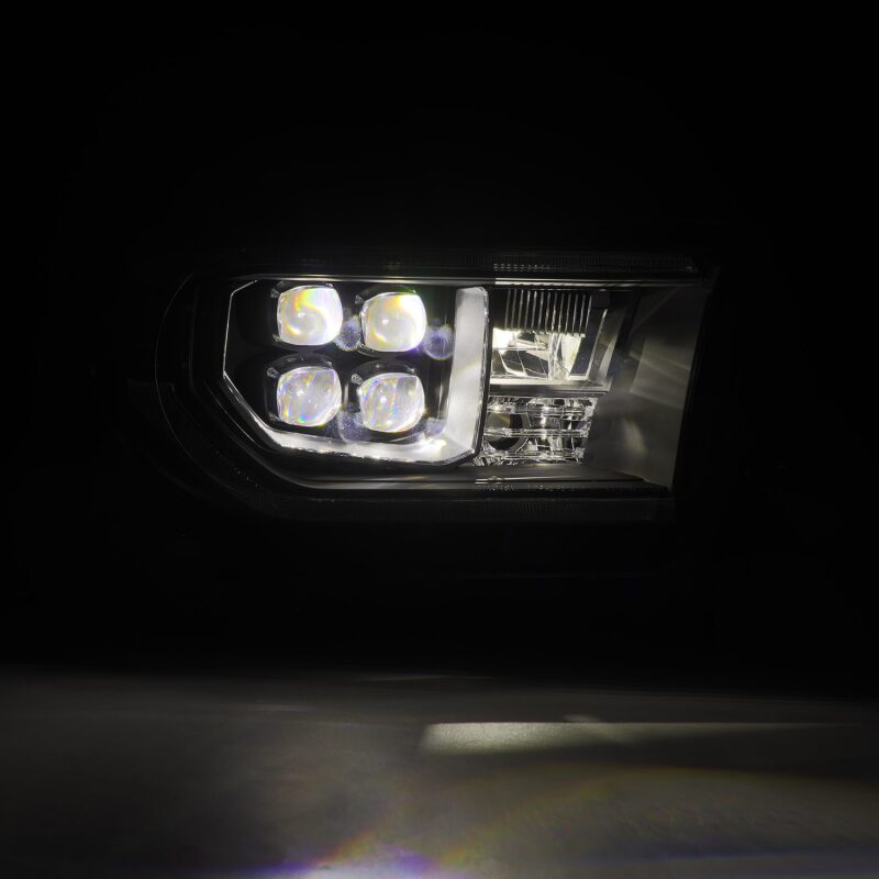 AlphaRex 07-13 Toyota Tundra / 08-17 Sequoia NOVA LED Proj HL Black w/Actv Light Seq. Sig + DRL - 880818