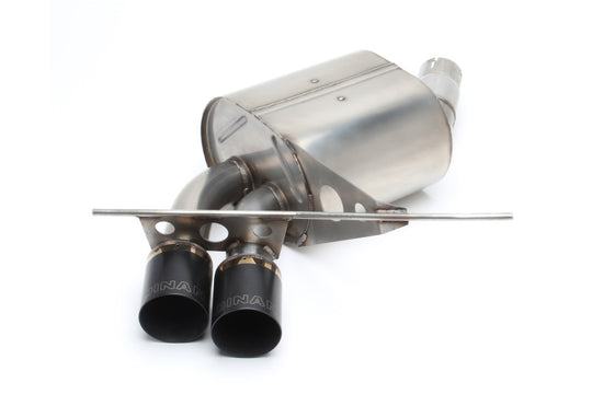 Dinan 08-13 BMW 135i/135is (E82/E88) Free Flow Axleback Exhaust System - Black Tips - D660-0025-BLK