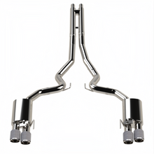 Load image into Gallery viewer, Kooks 18-24 Ford Mustang GT 5.0 3in. Valved Touring Cat-Back Exhaust - Carbon Tips - 11514570