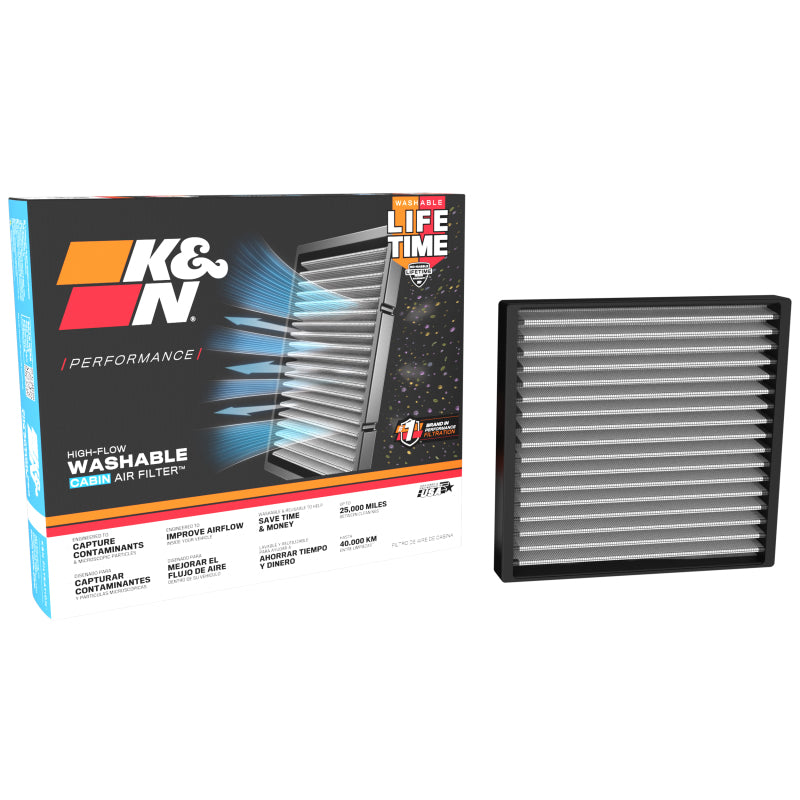 K&N 13-15 Audi A3 1.6L/1.8L/2.0L / 12-15 VW Golf VII 1.6L/2.0L Cabin Air Filter - VF2047
