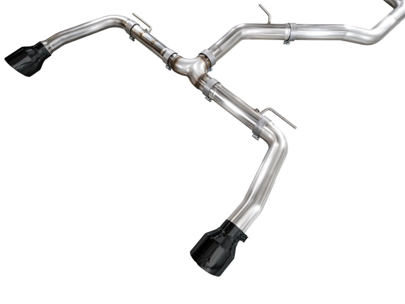 AWE Tuning 22-26 Hyundai Elantra N Track Edition Cat-Back Exhaust - Diamond Black Tips - 3020-33237