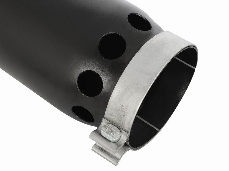 aFe MACHForce XP Cat-Back SS-304 5in Intercooled Exh Tip 5in In x 6in Outx16inL Bolt-On Right Blk - 49T50601-B161
