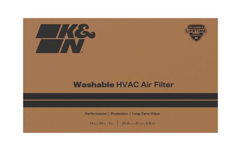 K&N HVAC Filter 14 X 24 X 1 Merv 8 - HVC-8-11424