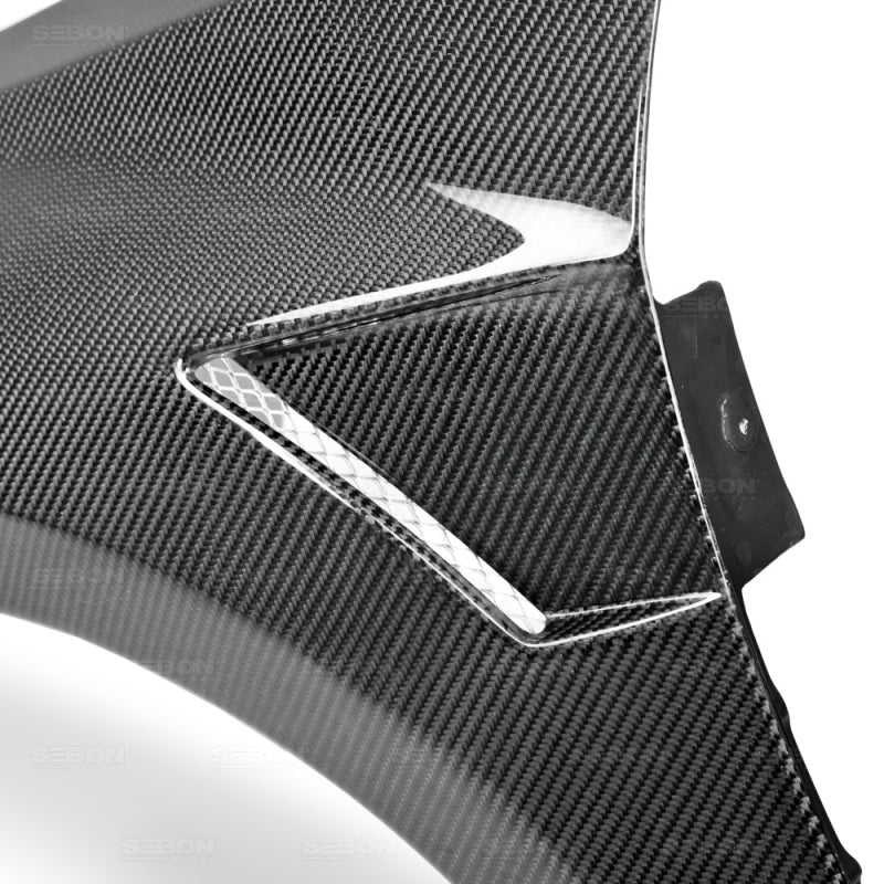 Seibon 2015+ Volkswagen Golf MK7 Wide Carbon Fiber Fenders (pair) - FF12VWG7-W