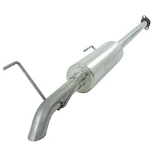 Load image into Gallery viewer, MBRP 05-11 Toyota Tacoma 4.0L EC/CC-SB Cat Back Turn Down Single Side T409 Exhaust - S5322409