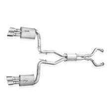 Load image into Gallery viewer, Stainless Works 2008-09 Pontiac G8 GT 3in Catback System X-Pipe Turbo Chambered Muffler 3.5in Tips - PG8CBFC