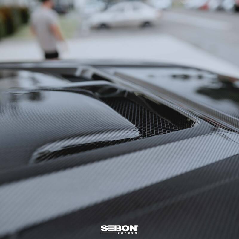 Seibon 22-24 Toyota Tundra / 23-24 Toyota Sequoia RR-Style Carbon Fiber Hood - HD23TYTU-RR