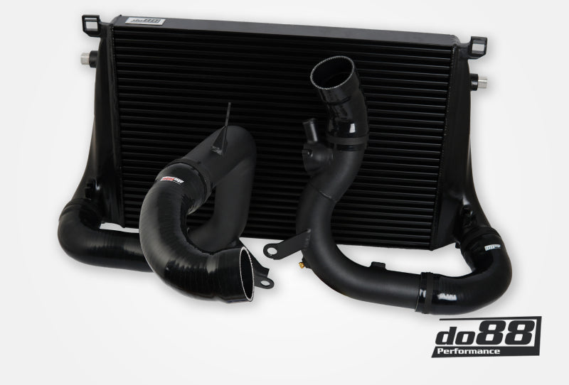 do88 VAG 2.0T EA888 Gen4 (300+hp) BigPack Intercooler Kit w/Black Hoses - BIG-340-1-S
