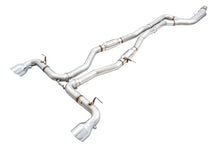 Load image into Gallery viewer, AWE Tuning 2020 Toyota Supra A90 Track Edition Exhaust - 5in Chrome Silver Tips - 3015-32116