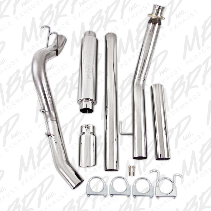 MBRP 1994-2002 Dodge 2500/3500 Cummins Turbo Back Single Side (94-97 Hanger HG6100 req.) - S6100304