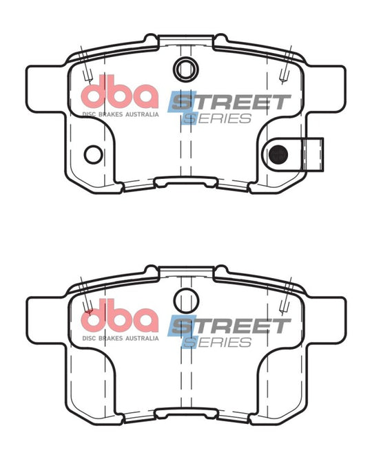 DBA 09-14 Acura TSX Street Series Rear Brake Pads - DB1953SS