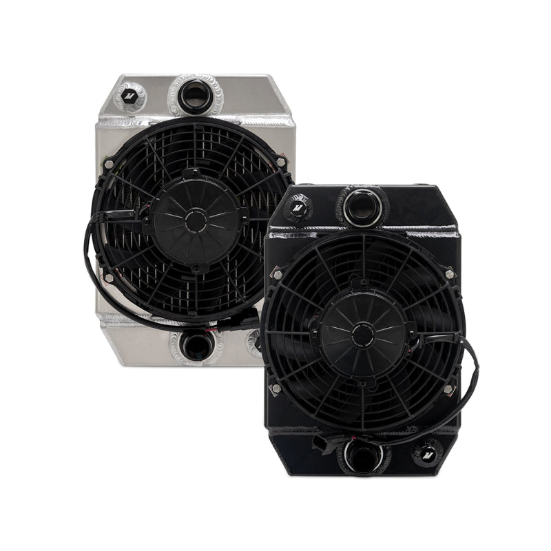 Mishimoto Universal Drag Race Performance Aluminum Radiator - Black - MMRAD-UNI-DRGBK