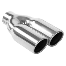 Load image into Gallery viewer, MagnaFlow Tip 1-Pk Dual Rnd Re DW 3x10 2.2 - 35167