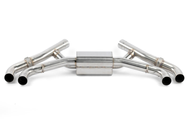 Dinan 20-26 BMW X5 M/X6 M (F95/F96) Valved Axleback Exhaust System - Black Tips - D660-0090-BLK