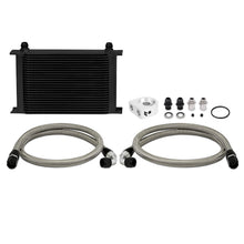 Load image into Gallery viewer, Mishimoto Universal 25 Row Oil Cooler Kit (Black Cooler) - MMOC-UHBK