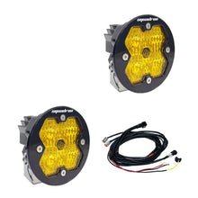 Load image into Gallery viewer, Baja Designs Squadron-R 2.0 Sport LED Wide Cornering (Pair) - Baja Amber - 5878152