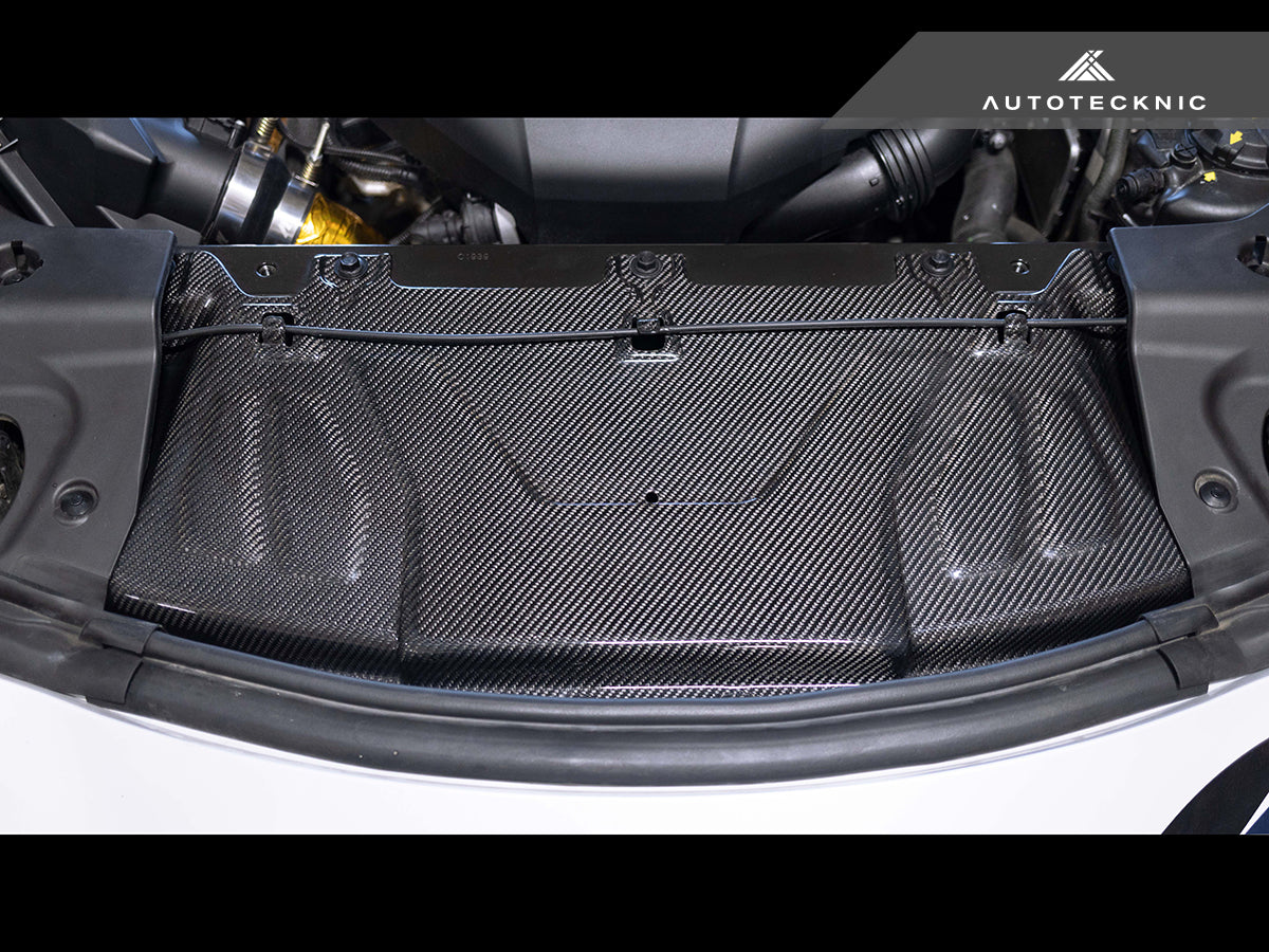 AutoTecknic Dry Carbon Fiber Cooling Shroud - Toyota A90 Supra