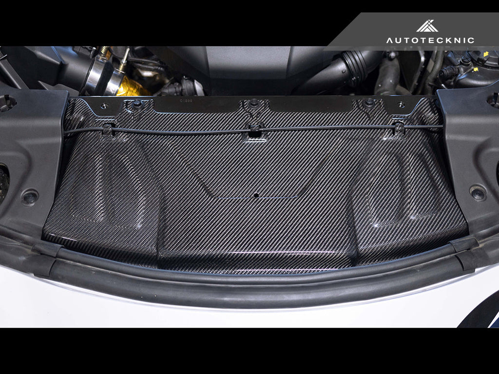 AutoTecknic Dry Carbon Fiber Cooling Shroud - Toyota A90 Supra