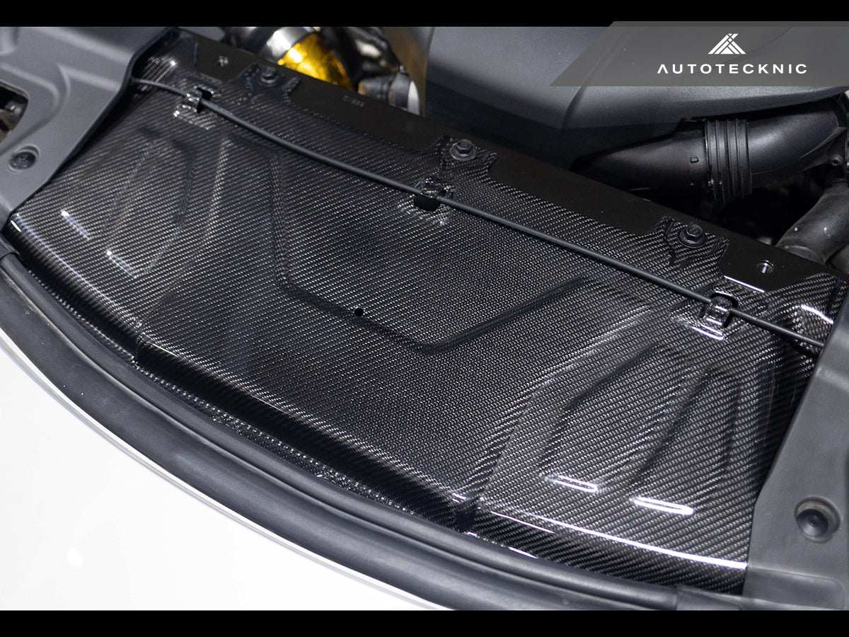AutoTecknic Dry Carbon Fiber Cooling Shroud - Toyota A90 Supra
