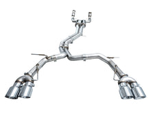 Load image into Gallery viewer, AWE Tuning 19-23 Audi C8 S6/S7 2.9T V6 AWD Track Edition Exhaust - Chrome Silver Tips - 3020-42101