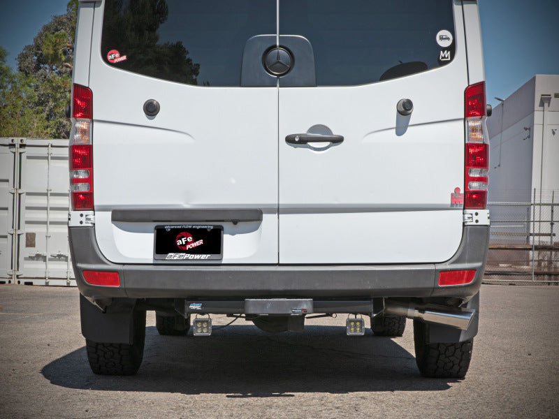 aFe Vulcan Series 3in 304SS DPF-Back Exhaust w/ Polished Tip 14-18 Mercedes-Benz Sprinter 2500 - 49-36502-P