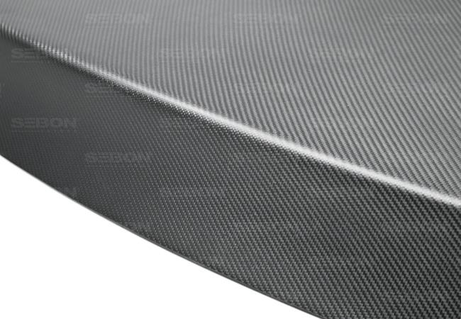 Seibon 09-12 Nissan GTR R35 OEM Dry Carbon Fiber Trunk/Hatch (NO Spoiler Holes) - TL0910NSGTR-OE-DRY