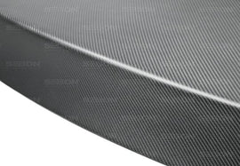 Seibon 09-12 Nissan GTR R35 OEM Dry Carbon Fiber Trunk/Hatch (NO Spoiler Holes) - TL0910NSGTR-OE-DRY