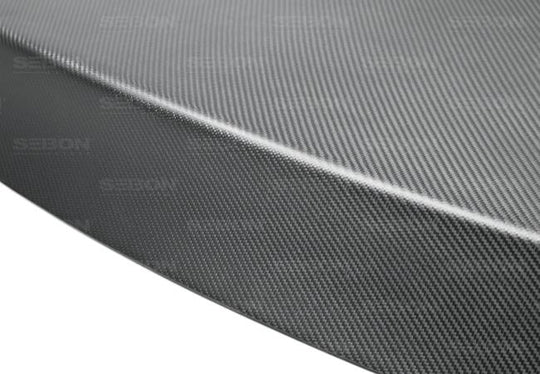 Seibon 09-12 Nissan GTR R35 OEM Dry Carbon Fiber Trunk/Hatch (NO Spoiler Holes) - TL0910NSGTR-OE-DRY