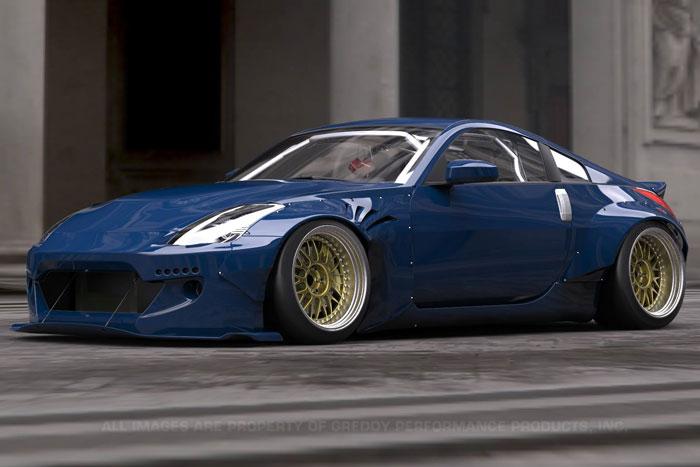 GReddy 03-08 Nissan 350z Rocket Bunny Duck-Tail Rear Wing Ver. 2 - 17020356