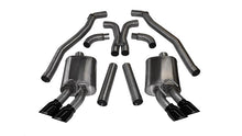 Load image into Gallery viewer, Corsa 2012-2015 Chevrolet Camaro Coupe ZL1 6.2L V8 Black Sport Cat-Back + XO Exhaust - 14971BLK