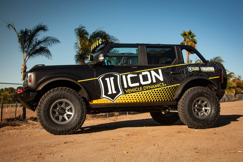 ICON 2021+ Ford Bronco Tubular Rear Upper Adj Link Kit - 44100T