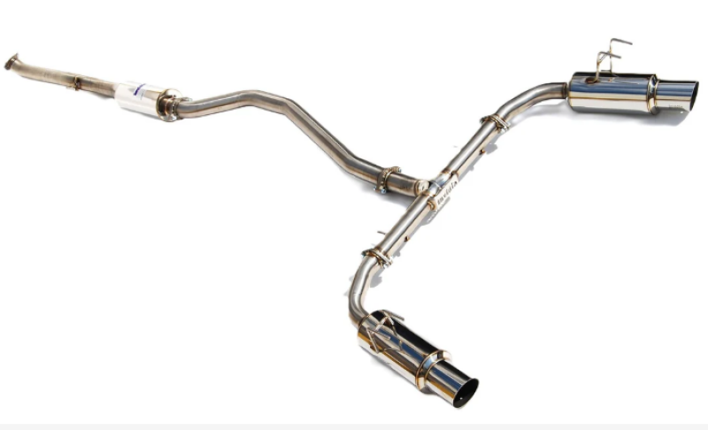 Invidia 2022+ Honda Civic Si (1.5T) 70mm N1 Cat Back Exhaust - SS Tips - HS22HS4GD1SSL